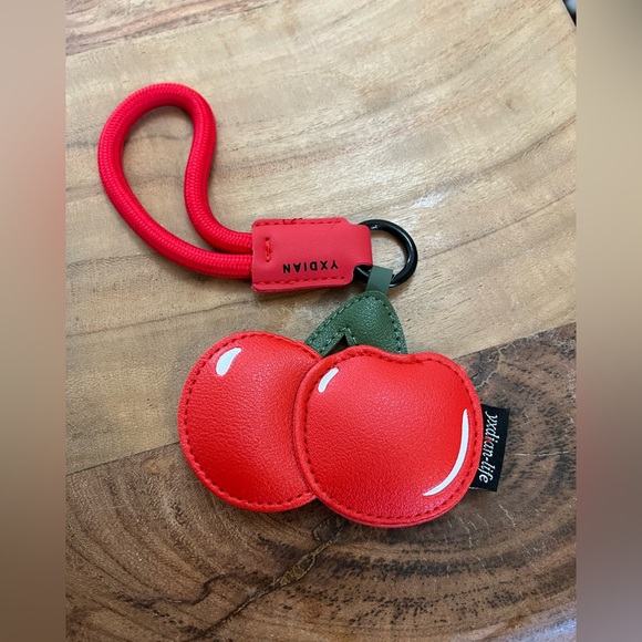 Red Cherry Keychain - Picture 2 of 3